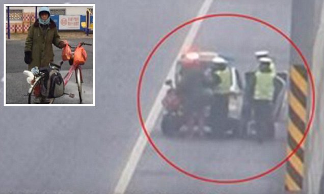 หนุ่มจีนปั่นจักรยานกลับบ้านตรุษจีน นานนับเดือนกว่า 530 กิโล แต่โดนตำรวจทักว่า “มาผิดทาง!!”