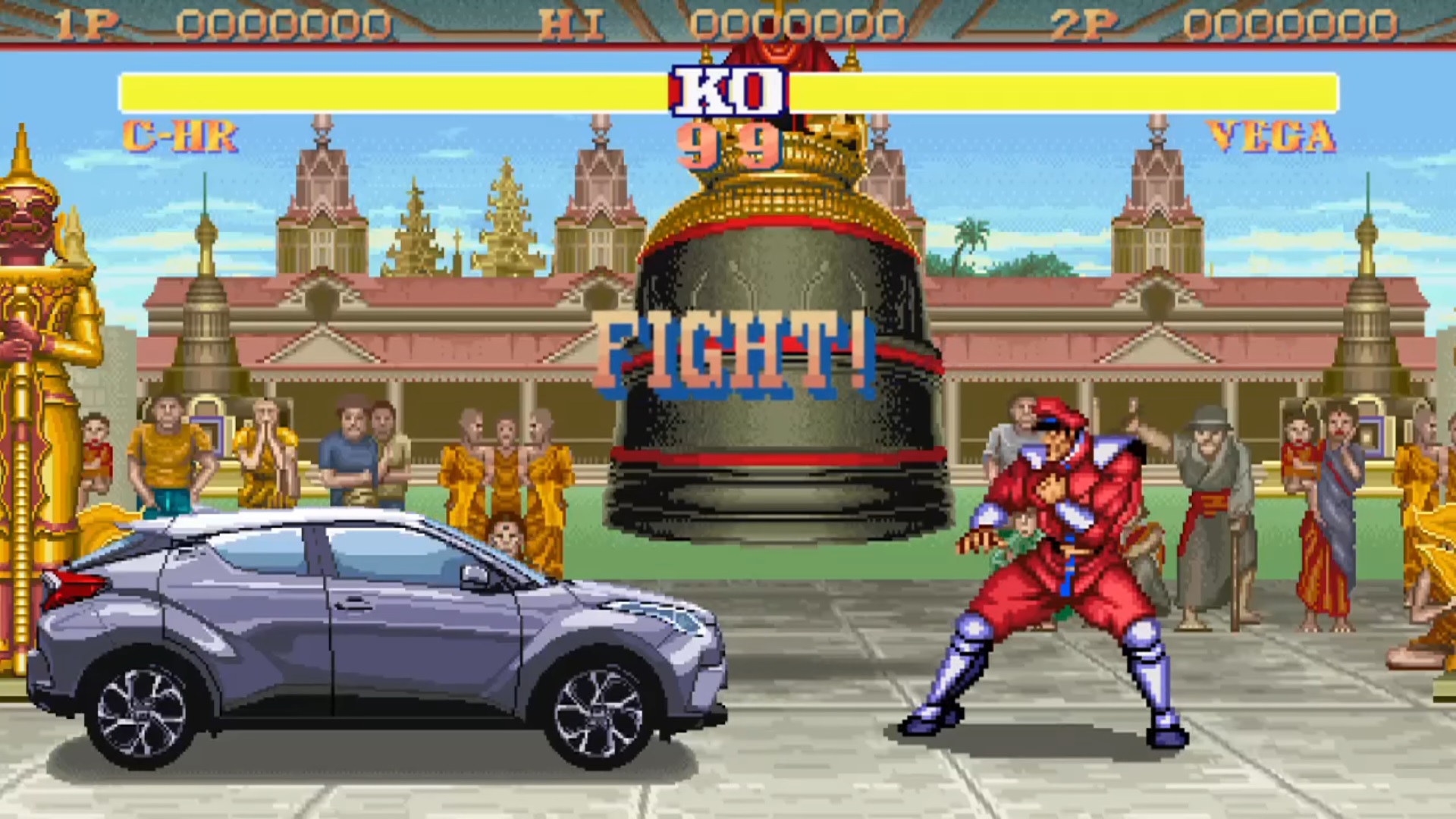 มิติใหม่แห่งโฆษณา Toyota ญี่ปุ่นโปรโมทรถด้วยเกม Street Fighter II มาแบบสุดคูล!!