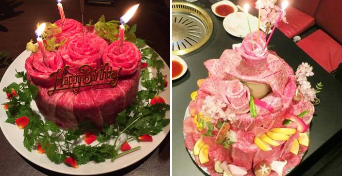 ‘เค้กเนื้อ’ กระแสแรงในญี่ปุ่น เปลี่ยนจากของหวาน ให้เป็นปาร์ตี้ปิ้งย่างสะเด่าลิ้น