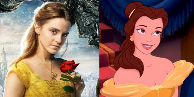 ภาพเทียบตัวละคร Beauty and the Beast ทั้งสองเวอร์ชั่น ตัวต่อตัว จะเป๊ะขนาดไหน?