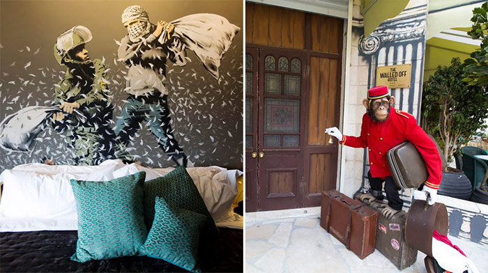 ศิลปิน Banksy เปิดโรงแรมสุดแปลก โดยพยายามทำให้เป็นโรงแรม “วิวแย่ที่สุดในโลก”
