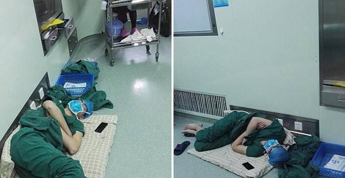 ชาวเน็ตจีนยกย่องให้ ‘คุณหมอหลับ’ ให้กลายเป็นฮีโร่ หลังทำการผ่าตัดนาน 28 ชั่วโมงโดยไม่ได้พัก