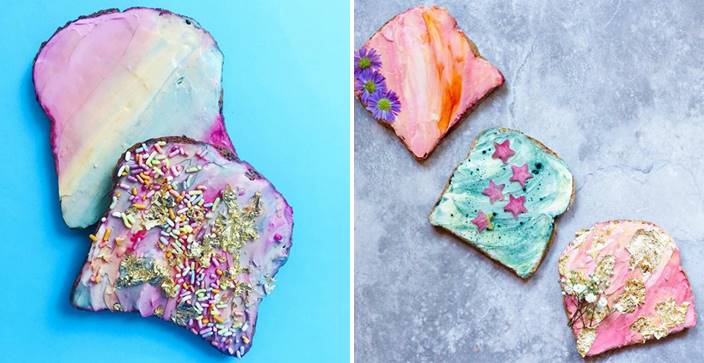 ‘Mermaid Toast’ เทรนด์หน้าขนมปังใหม่สุดฮิต สายน้ำแห่งมหาสมุทรบนแป้งสาลี!!