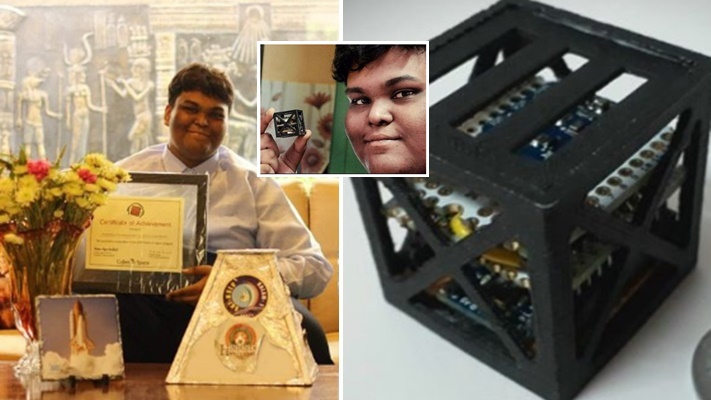 หนุ่มอินเดียวัย 18 ปี ประดิษฐ์ดาวเทียมเล็กและบางที่สุดในโลก จนได้รับรางวัลจาก NASA