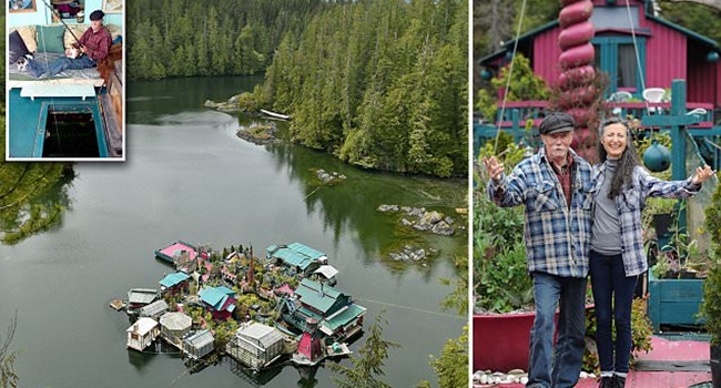 ชมวิถีชีวิตสุดฮิปของคู่รักชาวแคนาดา มีบ้านอยู่บนน้ำ แถมโอบล้อมไปด้วยธรรมชาติ!!