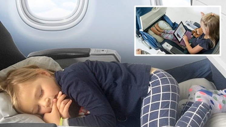 “The Fly LegsUp” นวัตกรรมเปลี่ยนให้ที่นั่งเครื่องบิน เป็นเตียงสำหรับลูกน้อย จะได้ไม่งอแง