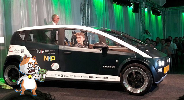 นักศึกษาชาวดัตช์คิดค้น “รถยนต์จากพืช” คันแรกของโลก ที่สามารถวิ่งบนถนนได้จริงๆ
