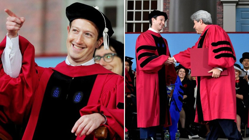 Mark Zuckerberg เข้ารับปริญญา Harvard หลังลาออกมา 13 ปี พร้อมฝากข้อคิดอันล้ำค่าให้ทุกคน..