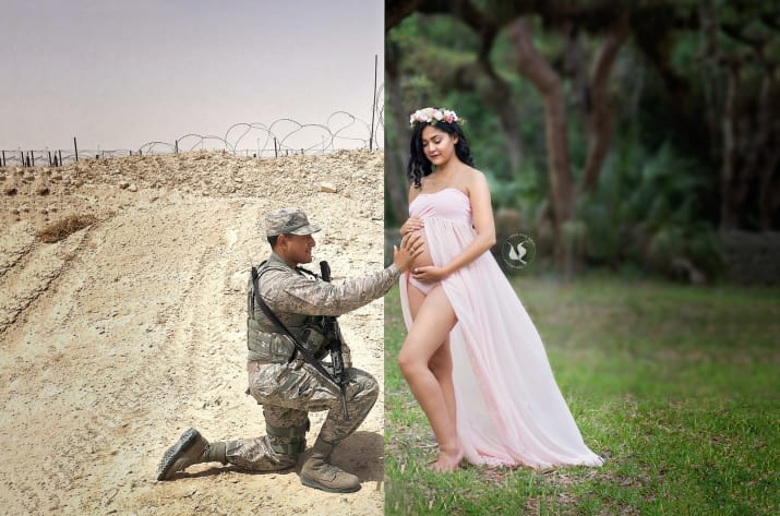 ชาวเน็ตร่วมชื่นชม ภาพถ่ายของคุณแม่ใกล้คลอด เพื่อเป็นที่ระลึกให้สามีที่ไปเป็นทหาร!!
