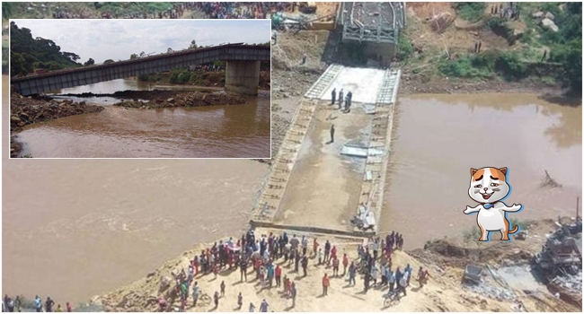 สะพานในเคนย่าที่สร้างโดยบริษัทจีน “พังเละ” หลังประธานาธิบดีเปิดใช้ได้แค่ 11 วัน เท่านั้น!!