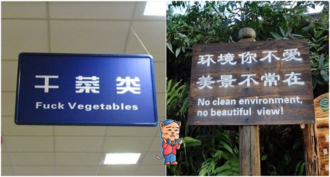 18 การ “แปลภาษา” ของจีนแบบเฟลๆ เล่นเอาทางการถึงกับต้องปรับมาตรฐานใหม่..!!