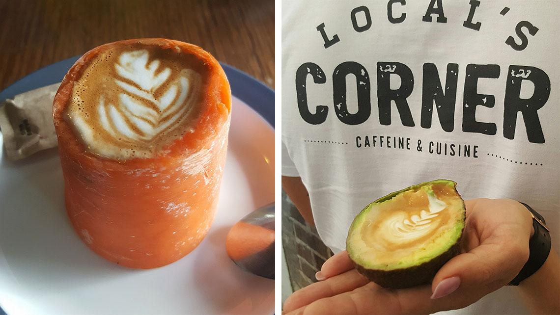 เครื่องดื่มสไตล์ใหม่ในออสเตรเลีย “แครอทลาเต้” พร้อมผักผลไม้อื่นๆ มาใช้เป็นแก้วกาแฟ!?
