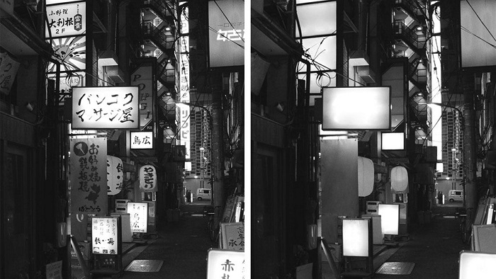 เมื่อโตเกียวไร้ตัวอักษรบนป้ายโฆษณา เปลี่ยนจากความแออัด ให้กลายเป็นความเงียบเหงา…