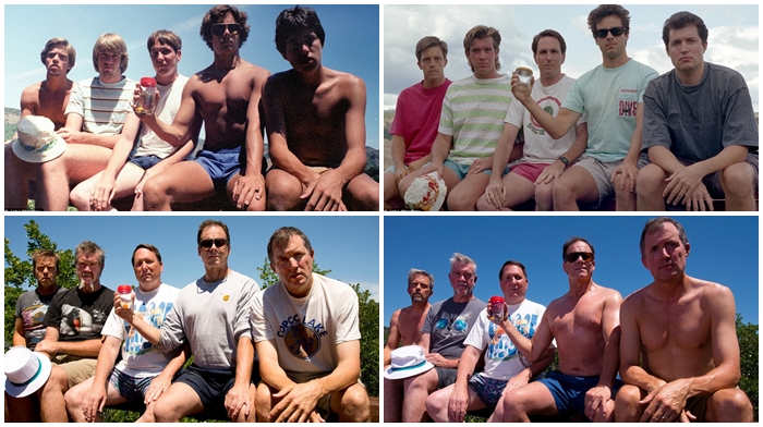 5 เพื่อนซี้นัดถ่ายรูปหมู่ ‘ที่เดิมและท่าเดิม’ ทุกๆ 5 ปี มิตรภาพที่เหนียวแน่นจนอายุ 53 กันแล้ว!!