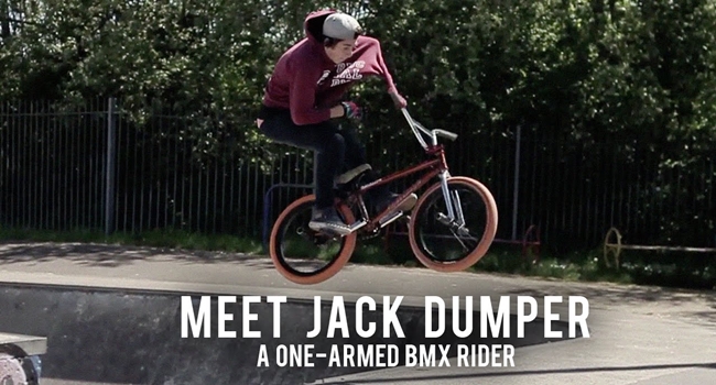 รู้จักกับ “Jack Dumper” นักปั่น BMX แขนเดียวผู้ไม่ย่อท้อ สู่เจ้าเทคนิคกีฬาเอ็กซ์ตรีม..!!