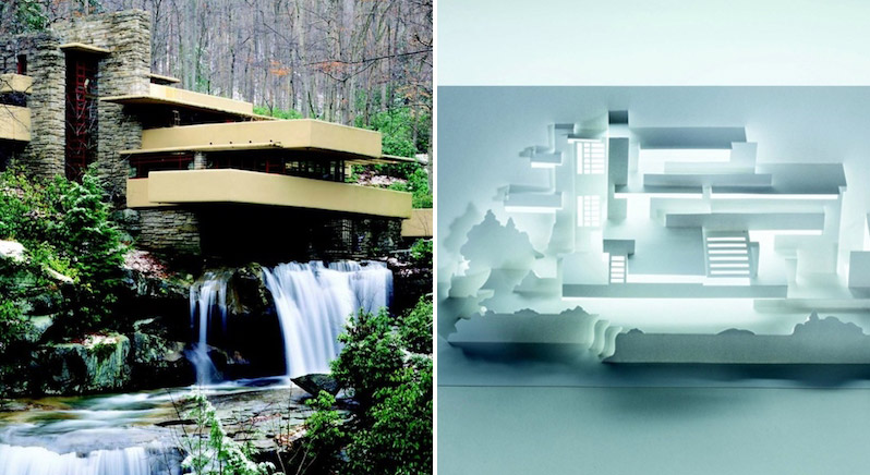 ศิลปินสร้าง “งานตัดกระดาษ 3 มิติ” อันงดงาม แรงบันดาลใจจากยอดสถาปนิก Frank Lloyd Wright
