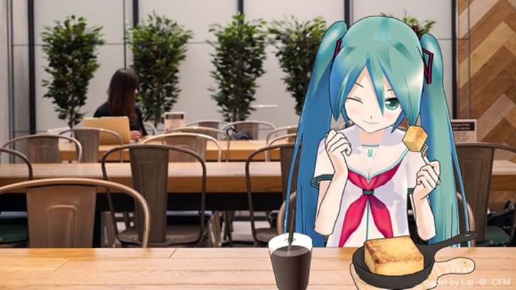 ญี่ปุ่นเปิด ‘คาเฟ่สาว 2D’ ให้คุณได้นั่งดื่มกับสาวไอดอลการ์ตูน เสมือนได้นั่งต่อหน้าตัวจริง