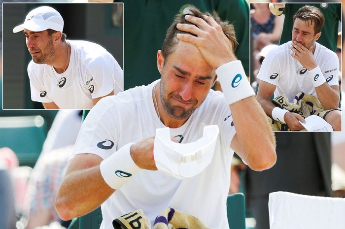นักเทนนิสร่ำไห้กลางการแข่งขัน “Wimbledon” เพราะยังรู้สึกคิดถึงพ่อที่จากไปแล้ว…