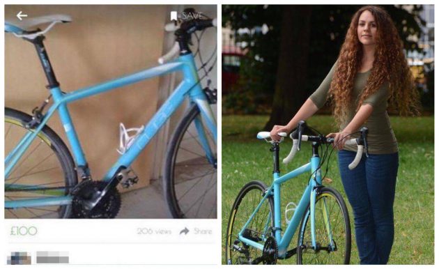 สาวเห็นจักรยานที่หายไป ถูกประกาศขายบนเฟซบุ๊ก…เธอจึงวางแผนเพื่อขโมยมันกลับคืนมา