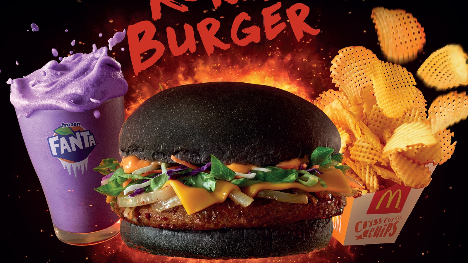McDonald’s ออกเบอร์เกอร์โฉมใหม่ที่มีสีดำเป็นเอกลักษณ์ พร้อมรสชาติสไตล์เกาหลี