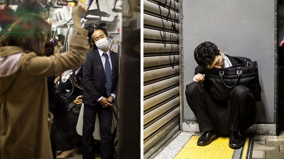 ผลงานภาพถ่ายชุด ‘Japanese businessmen’ ตีแผ่ชีวิตยอดมนุษย์เงินเดือนในญี่ปุ่น