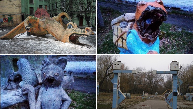 พาชม “สนามเด็กเล่นร้าง” ที่น่ากลัวที่สุดในรัสเซีย มีแต่ความหลอนเท่านั้นให้คุณสัมผัส