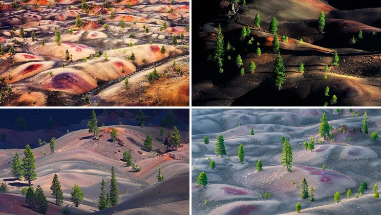 รวมภาพจากอุทยานแห่งชาติ Lassen ที่เต็มไปด้วยเนินเขาสีสันสดใส่ ดั่งโลกแห่งเทพนิยาย