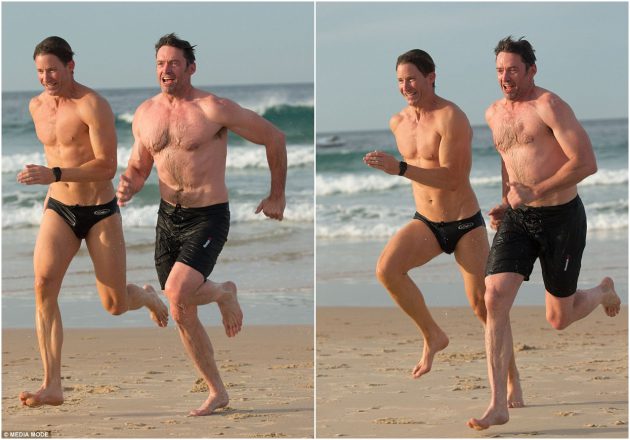 ส่องภาพ Hugh Jackman ขณะกำลังวิ่งกลางหาด หุ่นล่ำน่าขย้ำ ดูเฉยๆ ยังรู้สึกเปียกเลย…
