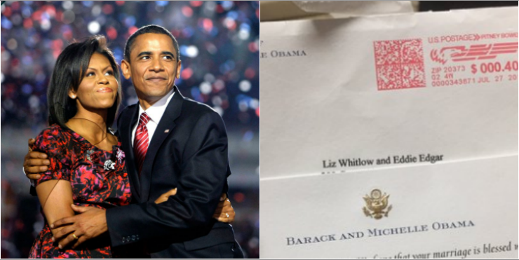 ผู้หญิงคนหนึ่งส่งจดหมายเชิญ Obama ให้มางานแต่งของเธอ โดยไม่คิดว่าเขาจะตอบด้วย!!