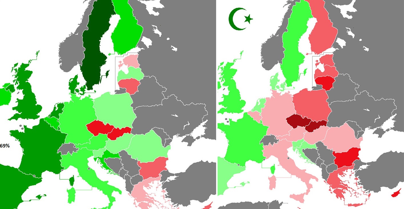 ผลสำรวจเผย คนยุโรป “ไม่สบายใจ” กับการแต่งงานชนชาติ-ศาสนาใดที่สุด ตรงกับที่เราคิดหรือไม่!?