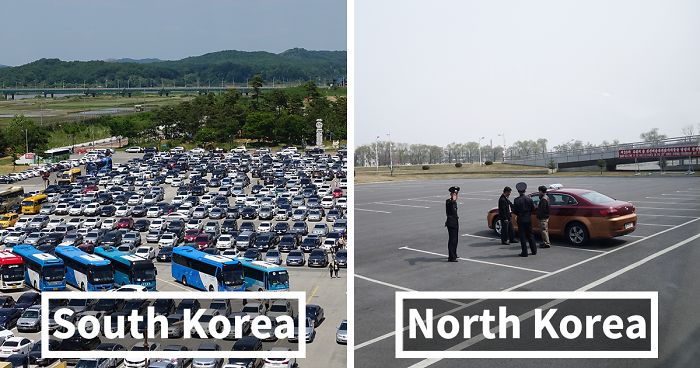 ภาพความต่างของ “เกาหลีเหนือและใต้” ที่แสดงให้เห็นถึงความเป็นอยู่ที่ต่างกันสุดขั้ว!!