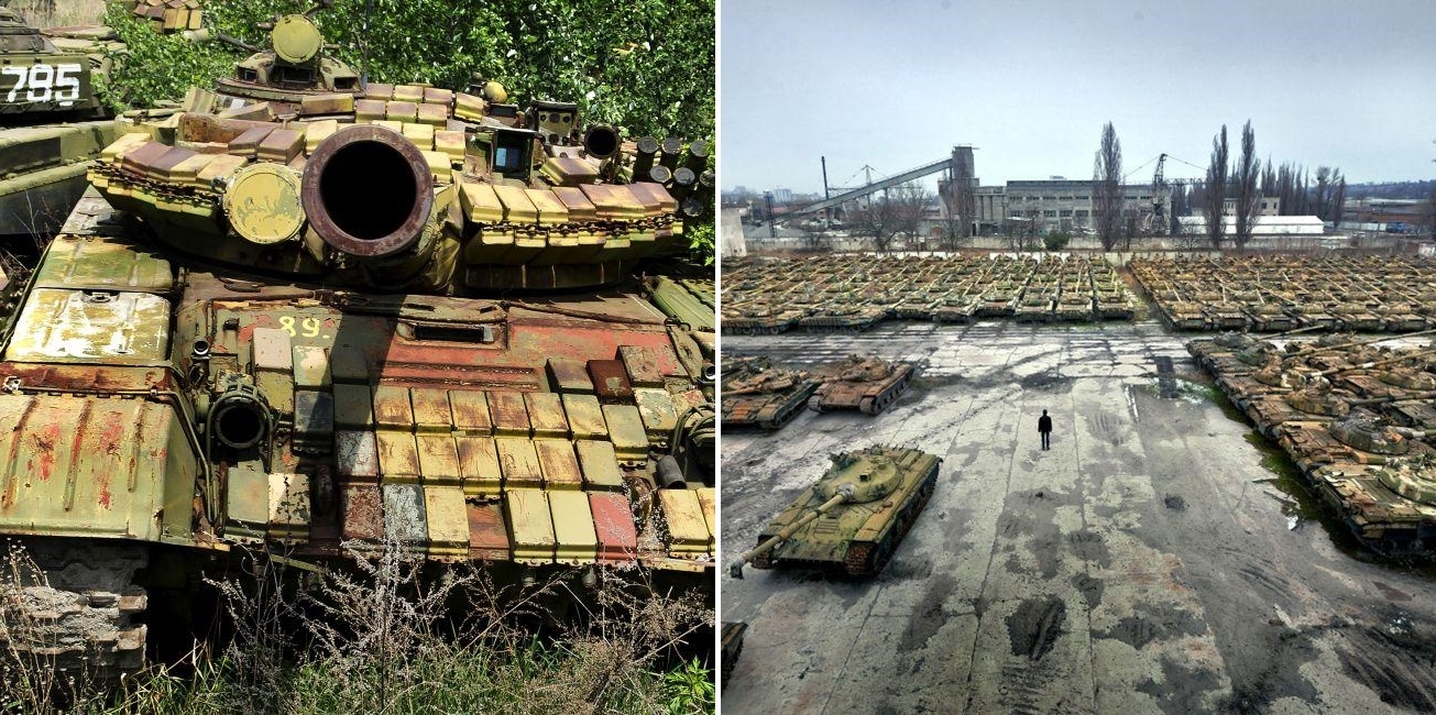 พาทัวร์ ‘สุสานรถถัง’ ที่ถูกทิ้งร้างในยูเครน เผยความยิ่งใหญ่ของสหภาพโซเวียตในอดีต