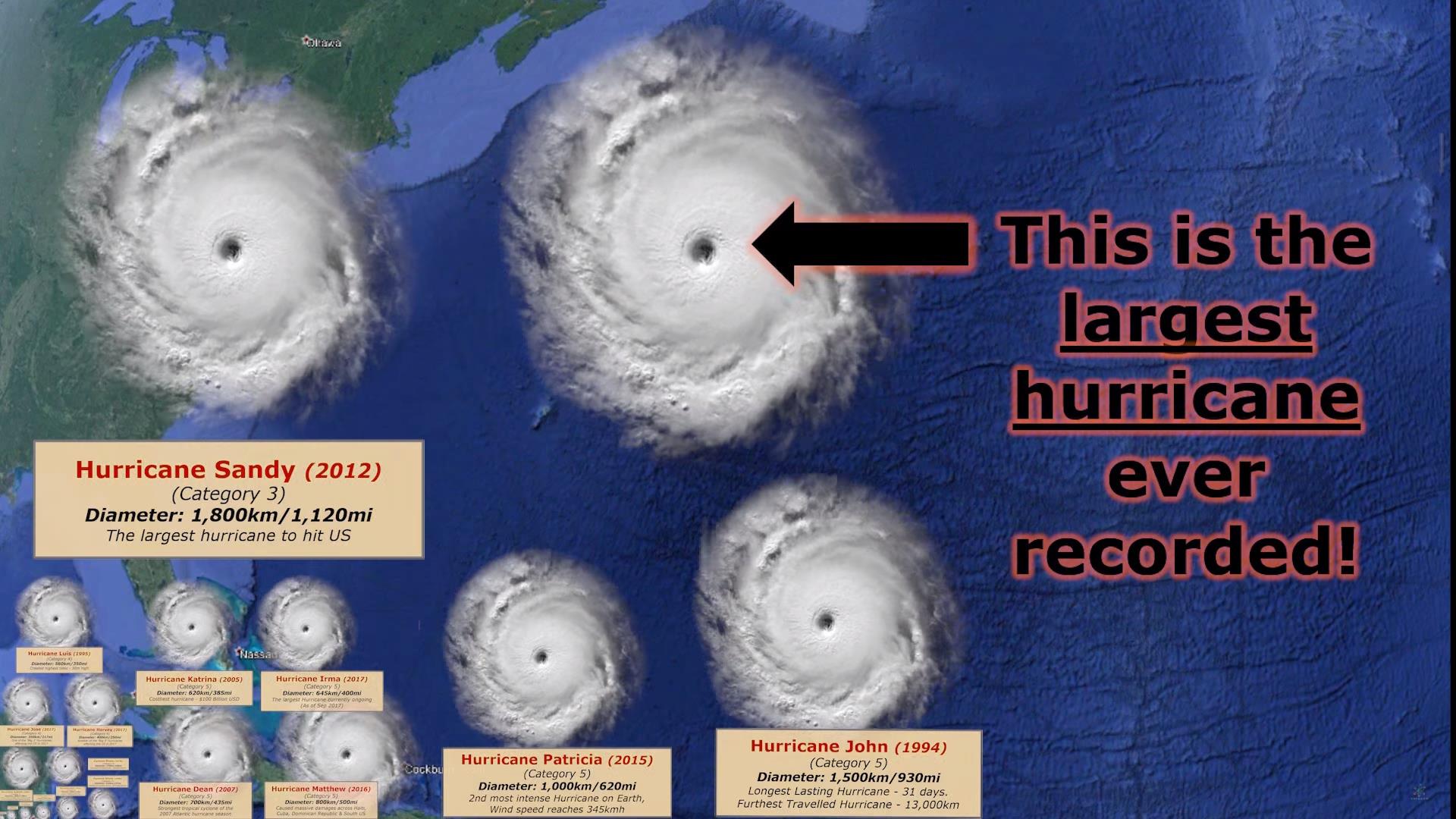มาดูกันว่า “พายุ” แต่ละลูกที่เคยเกิดขึ้นบนโลก มันยิ่งใหญ่และรุนแรงขนาดไหน