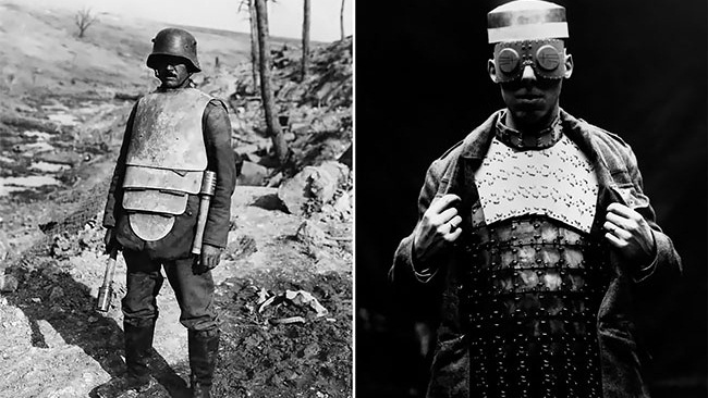 ภาพถ่ายที่หาชมได้ยาก ของเหล่าทหารใน “ชุดเกราะเหล็ก” ระหว่างสงครามโลกครั้งที่ 1