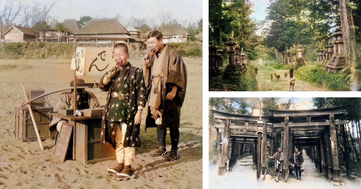 รวมภาพถ่ายของญี่ปุ่นช่วงยุค 1900 ที่ถูกระบบ AI ย้อมสี ราวกับว่าขึ้นไทม์แมชชีนไปถ่าย