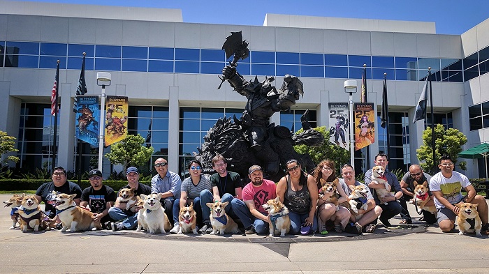 บริษัทเกม Blizzard อนุญาตให้พนักงาน พาสัตว์เลี้ยงมาทำงานได้ งานนี้ก็คนก็เลยพามากันเพียบ!!