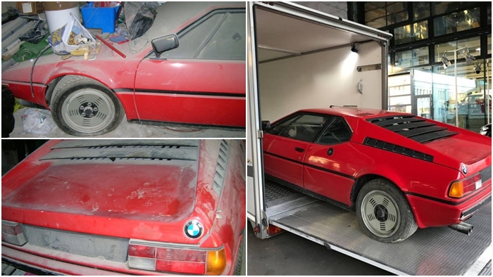 ค้นพบรถ BMW M1 ถูกเก็บปิดตายในโรงรถอิตาลี ตำนานที่หลับใหลมานานกว่า 34 ปี…