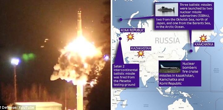 รัสเซียไม่น้อยหน้า ทดสอบขีปนาวุธนิวเคลียร์ที่มีอานุภาพทำลายประเทศได้ในพริบตา