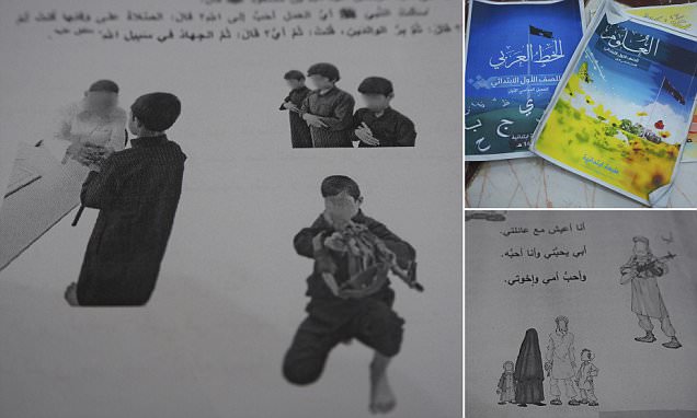 เผยภาพจากหนังสือเรียนของ ‘ISIS’ ที่นำมาใช้ล้างสมองเด็กๆ ให้เข้าร่วมกองทัพ..!!