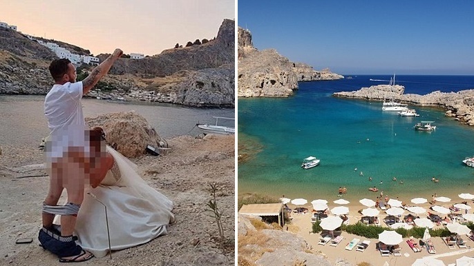 ประเทศกรีซสั่งแบนชาวต่างชาติ ไม่ให้แต่งงานบนเกาะ หลังภาพพรีเวดดิ้งสโม๊กกี้ว่อนเน็ต!!