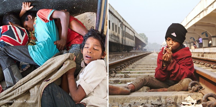 “ความยากจน-ยาเสพติด-เซ็กส์” ชีวิตของคนจรจัดในสถานีรถไฟ Kamalapur แห่งบังกลาเทศ