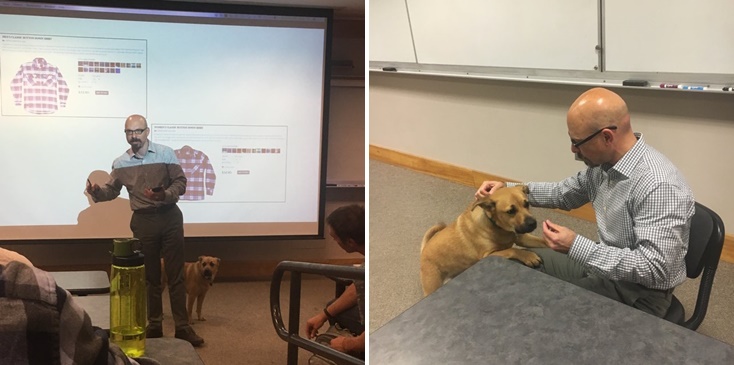 อาจารย์พาหมาเข้ามาเรียนด้วย พร้อมกับทำควิซถามถึงหมา เพิ่มความสุขให้นักศึกษาถ้วนหน้า