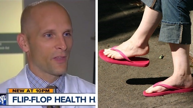 แพทย์ต่างประเทศบอก การใส่ “รองเท้าแตะหูคีบ” บ่อยๆ เป็นอันตรายต่อเท้าของคุณ