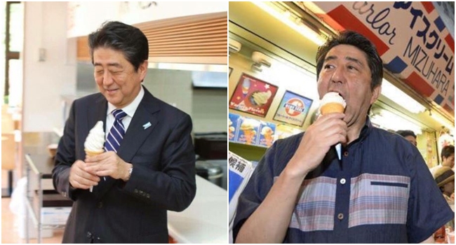 เผยมุมน่ารักๆ ของ ‘อาเบะ’ ทั่นผู้นำญี่ปุ่น ได้ไอติมมากินยิ้มแฉ่งเป็นเด็กน้อยเลยน๊าา