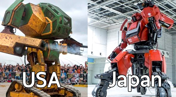 เปิดฉากแล้ว ศึกหุ่นเหล็กยักษ์คู่แรกของโลก “อเมริกา vs ญี่ปุ่น” ใครจะอยู่ใครจะไปล่ะงานนี้!?