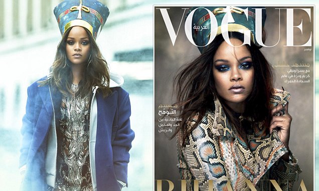 “Rihanna” กับภาพเซตใหม่ในธีมราชินีแห่งอียิปต์บนปกนิตยสาร Vogue เริ่ดเว่อร์มากขุ่นแม๊!!