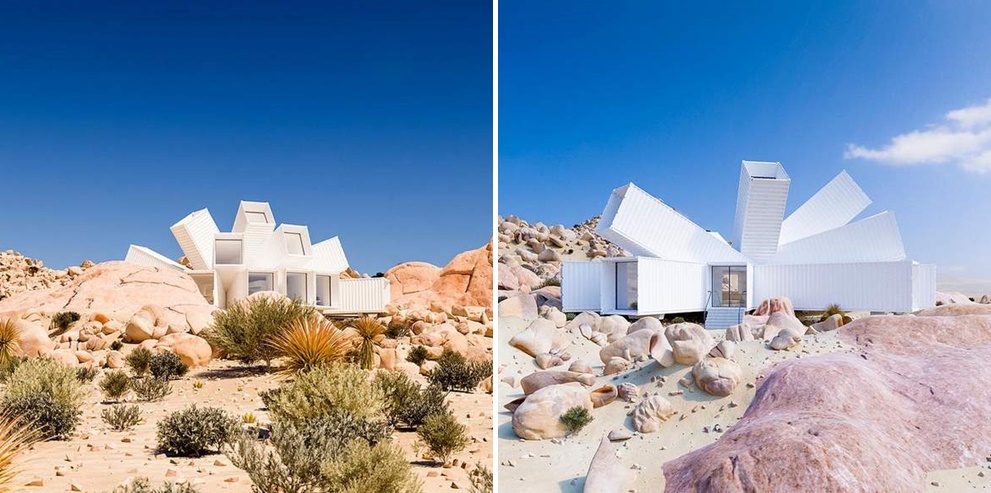 หนุ่มสถาปนิกออกแบบบ้านพักกลางทะเลทรายจากตู้คอนเทนเนอร์ น่าอยู่น่าอาศัยสุดๆ