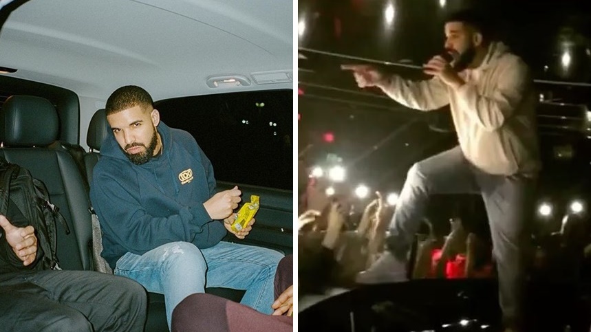 Drake หยุดคอนเสิร์ตกลางคันพร้อมตำหนิชายคนหนึ่งที่กำลังลวนลามผู้หญิง