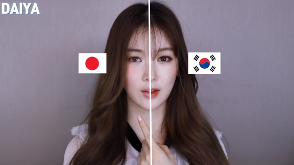 ยูทูบเบอร์สาวโชว์การแต่งหน้า เพื่อแยกความแตกต่างของ “สาวเกาหลี” และ “สาวญี่ปุ่น”!!
