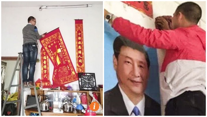 ชาวบ้านคริสเตียนในจีนปลดภาพพระเยซูแล้วติดภาพท่านผู้นำแทน เพื่อรับประโยชน์จากรัฐบาล!!!